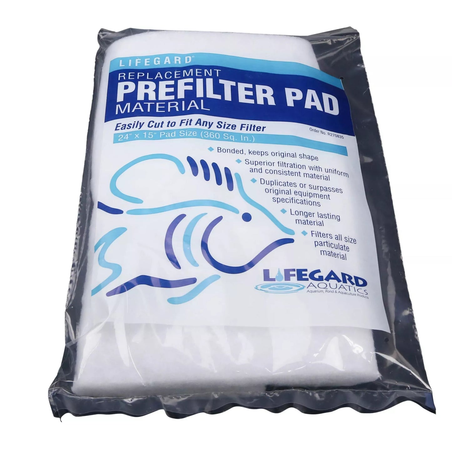 Lifegard Bonded Filter Pad 24" x 15"