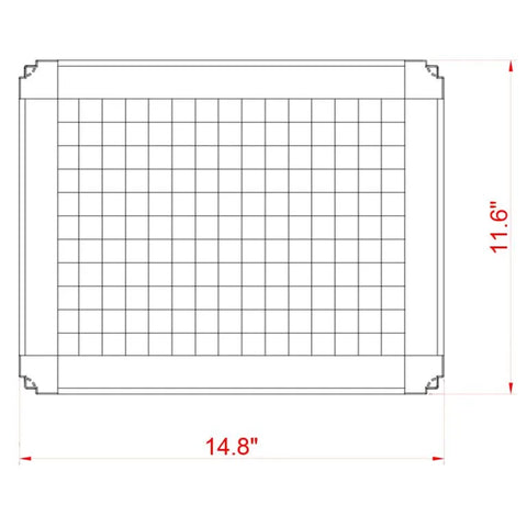 Safescreen Aquarium Mesh Screen Lid for IM Nuvo Fusion 15 Cube