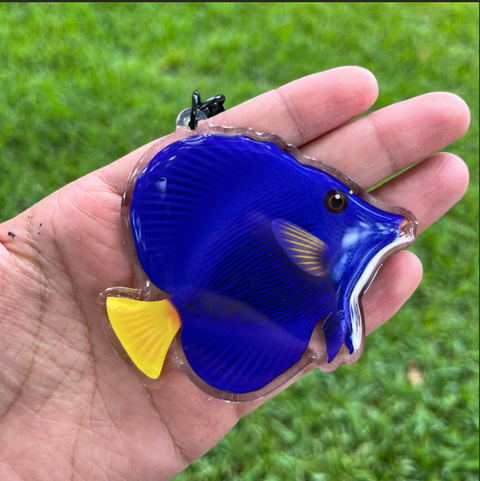 Purple Tang Keychain