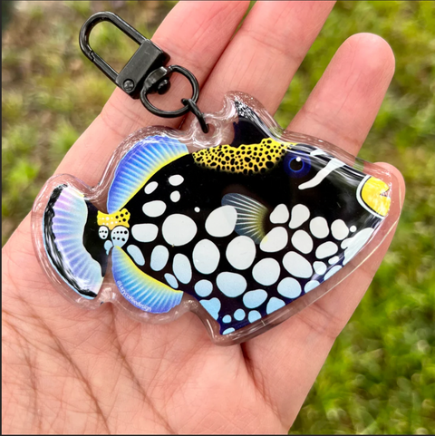Clown Triggerfish Keychain