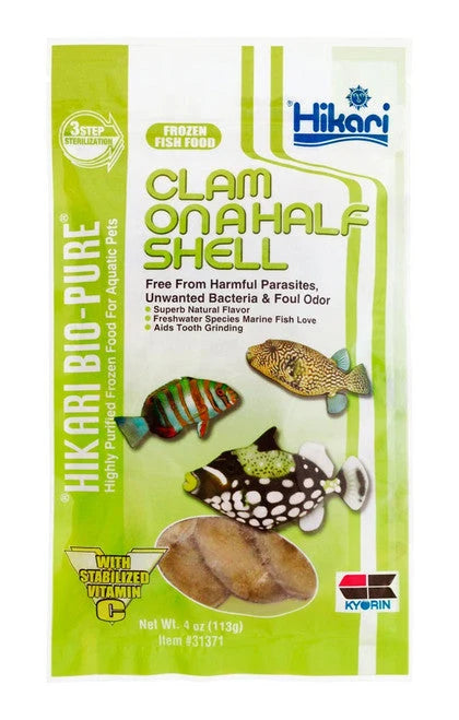 Hikari Clam on a Half Shelf