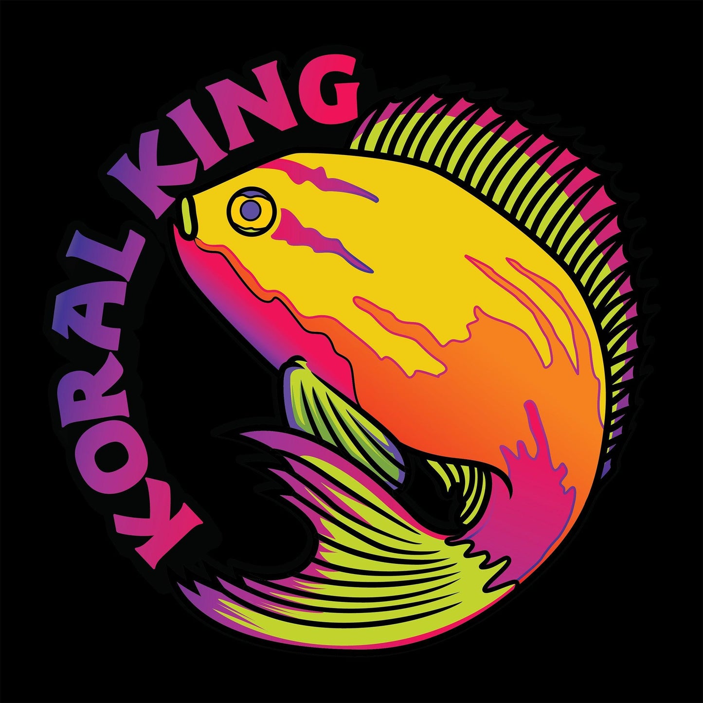 Orange Fan Sponge - Koral King