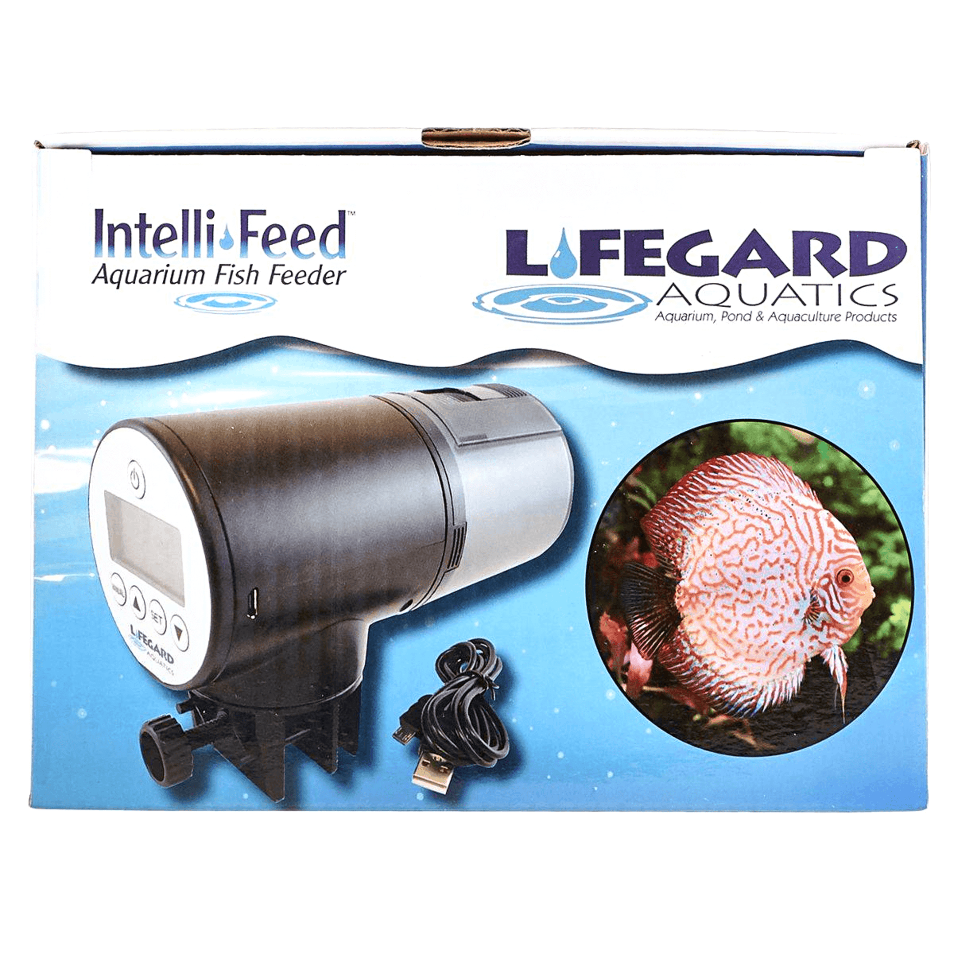 Lifegard Aquatics Intelli-Feed Aquarium Fish Feeder - Koral King